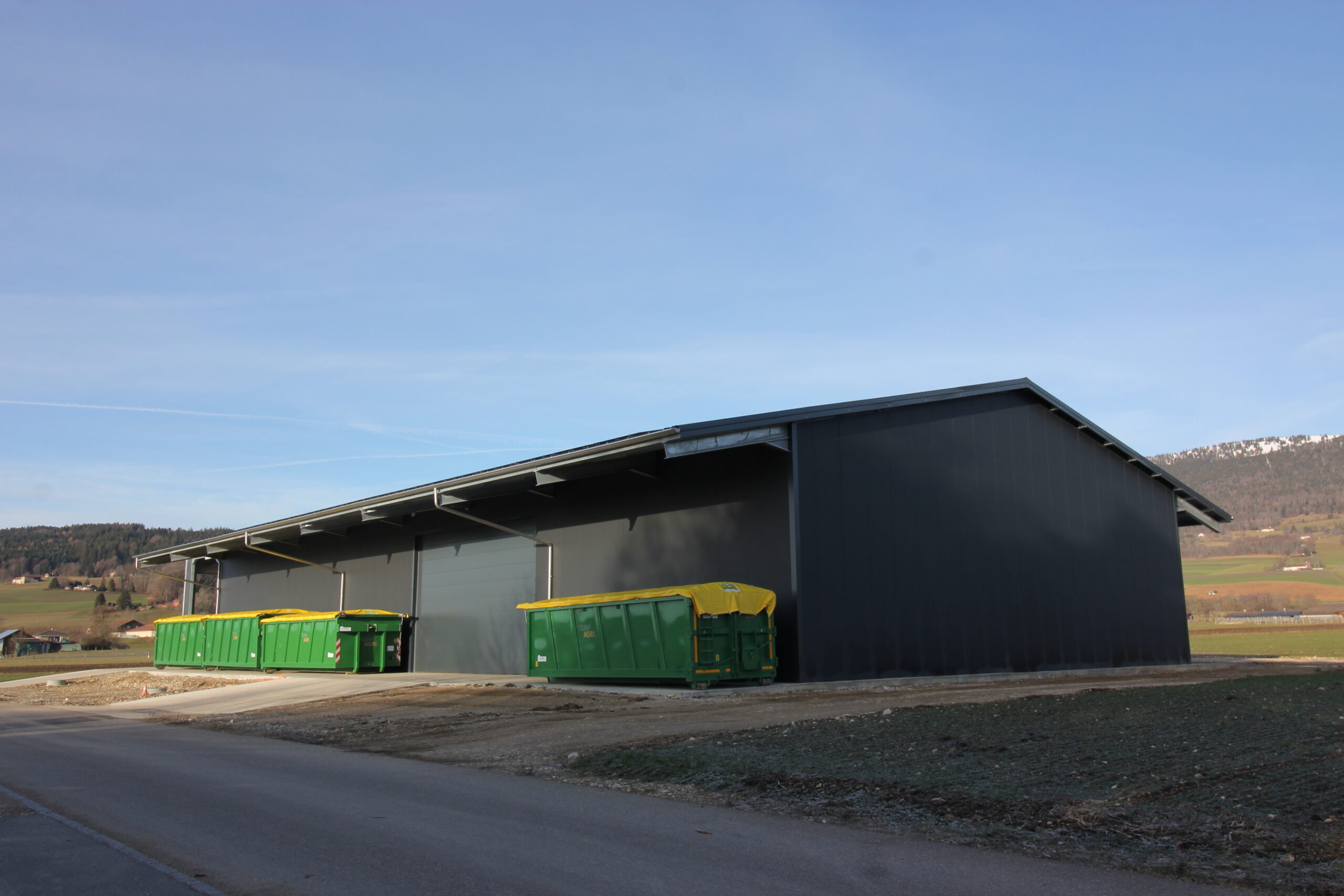 Construction d’un hangar agricole à Lignières